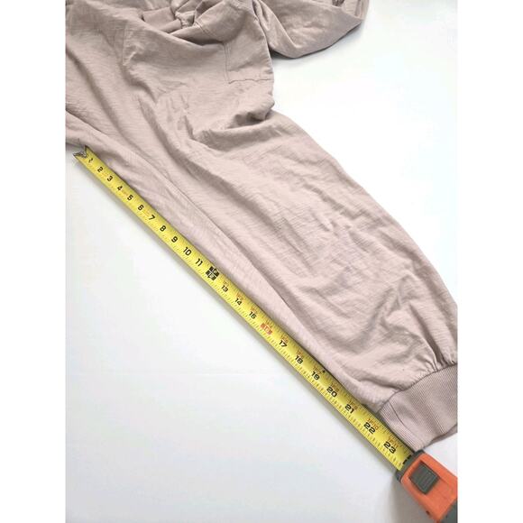 Womens Free People Hot Shot Long Sleeve V Neck Onesie Romper Rose Size Small - Picture 4 of 11